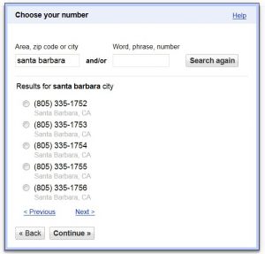 Google Voice Choose Your Number