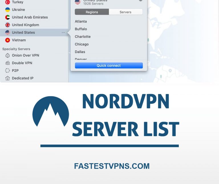 NordVPN Server List
